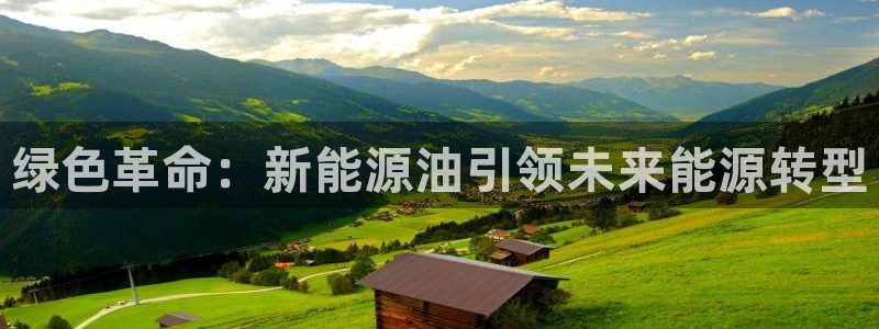 摩根娱乐宝老上不去啊:绿色革命:新能源油引领未来能源转型