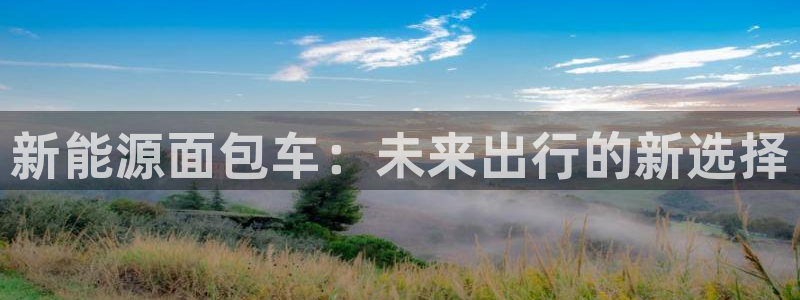 摩根娱乐黑台:新能源面包车:未来出行的新选择