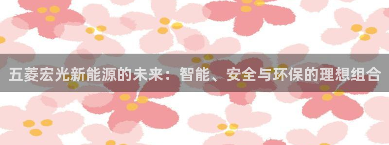 义乌市摩根娱乐厅:五菱宏光新能源的未来:智能、安全与环保的理