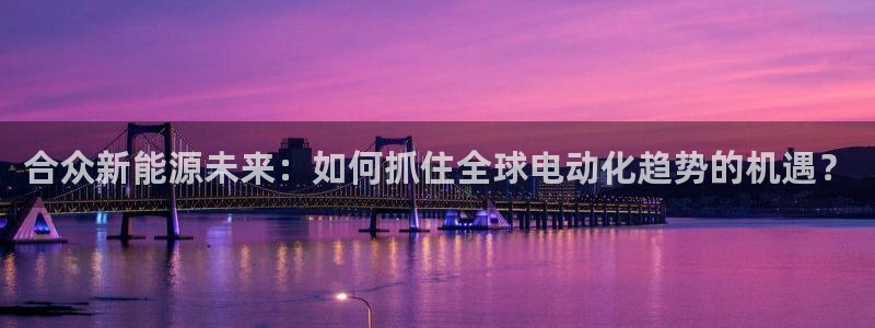 摩根太古互动娱乐中心:合众新能源未来:如何抓住全球电动化趋势