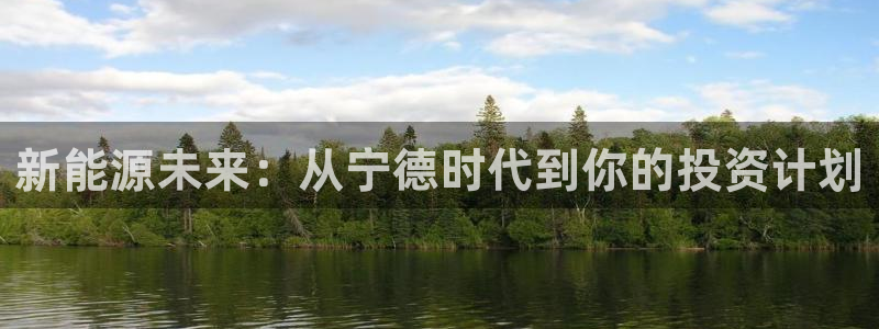 摩根娱乐平台黑:新能源未来:从宁德时代到你的投资计划